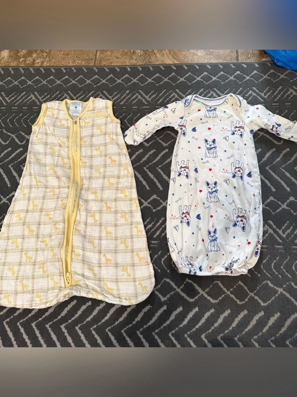 Baby boy sleep sack set